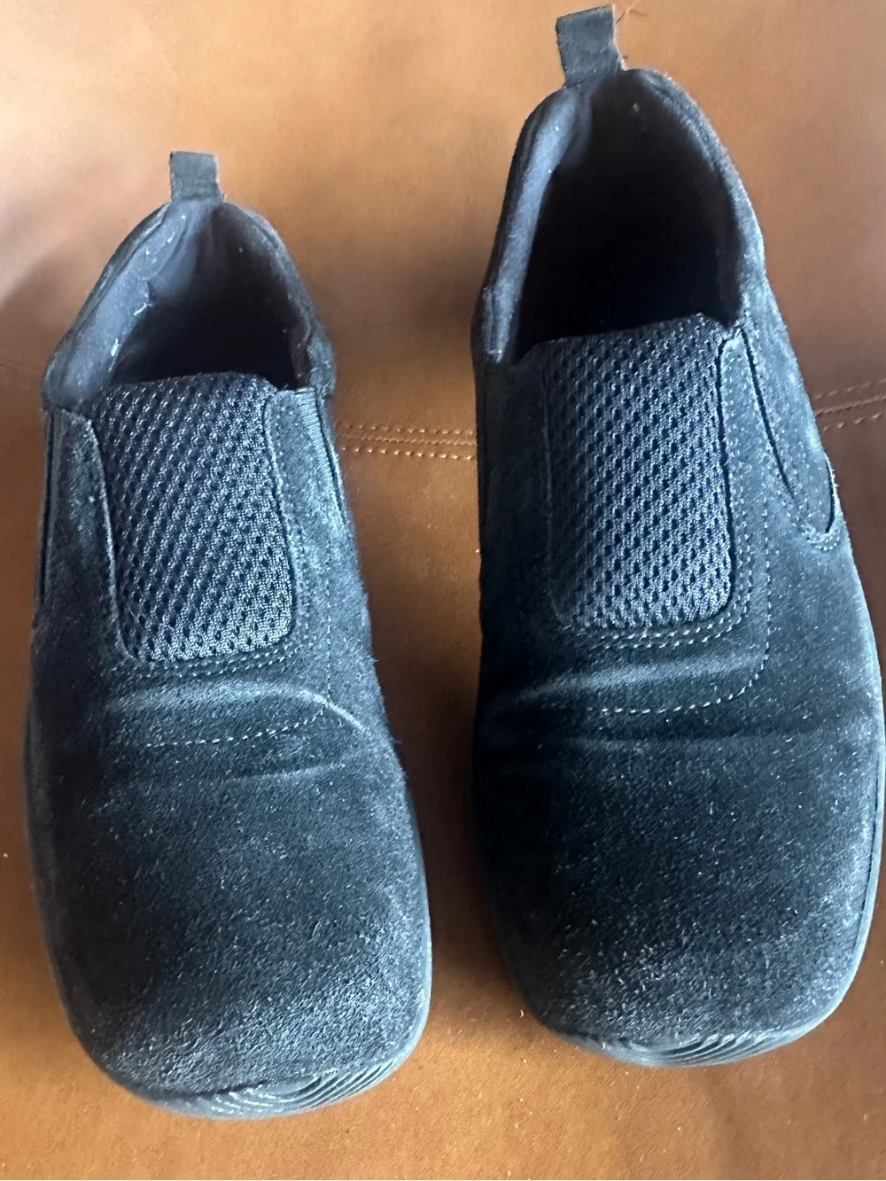 Naturalizer Women's Black Suede Sneakers